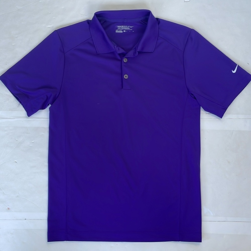 Nike Men’s Golf Tour Purple Dri- Fit Performance Polo Shirt Small